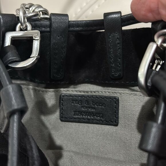 RAG & BONE Leather & Suede Dayton mini. 2 ways to wear it. - Picture 6 of 7